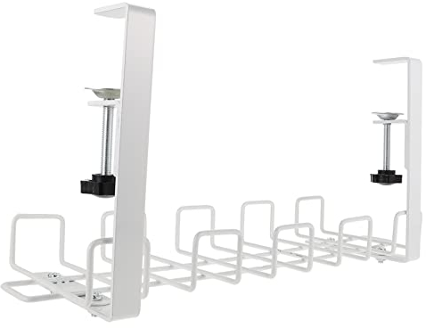 MAGICLULU Kabelmanagement Rack Schreibtisch Praktischer Organizer Für Kabel Mit Verstellbarem Design Langlebigem Und Optimaler Ordnung Ihrer Kabel Im Büro Oder Zuhause