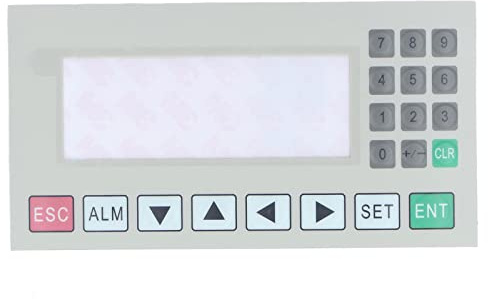 Hyuduo Folientastatur mit Textanzeige für MD204 OP320 OP325, Einfach zu Bedienende Transparente Kunststofffolie Folientaste Größe 164,0 X 86,0 Mm