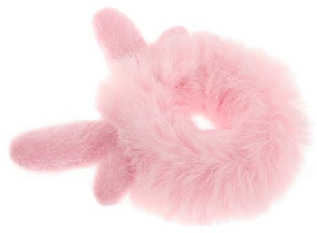 ERINGOGO Fluffiga Håraccessoarer Söt Faux Fur Scrunchy För Flickor Elastiska Hårband För Pojke Flicka Skogstema Hårsnoddar För Höst Och Vinter Mångsidig Användning Som Hårband