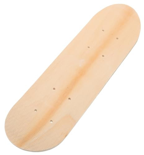 ifundom Leeres Skateboarddeck Aus Holz Für Junge Mädchen DIY Graffiti Skateboard Deck Zum Selbermachen Ersatz Skateboard Deck Für Street Und Park Skating