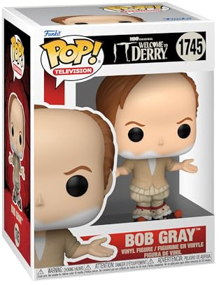 Funko Pop! TV: Welcome to Derry - Bob Gray - IT - Samlarobjekt vinylfigur - Presentidé - Officiella varor - Leksaker för barn och vuxna - Skräckfans - Modellfigur för samlare och display