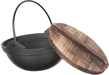 TOYANDONA Marmite De Cuisson Japonaise Pour Fondue Et Soupes Marmite Suspendue De Camping Pour Pique-niques Et Randonnées