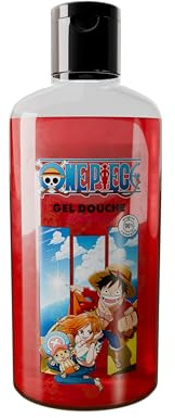 BUBBLE HEROES - One Piece - Gel Douche - PH Neutre - Tous Types De Peaux - 96% d'Origine Naturelle - Testé Dermatologiquement - Parfum Grenade - 400ml