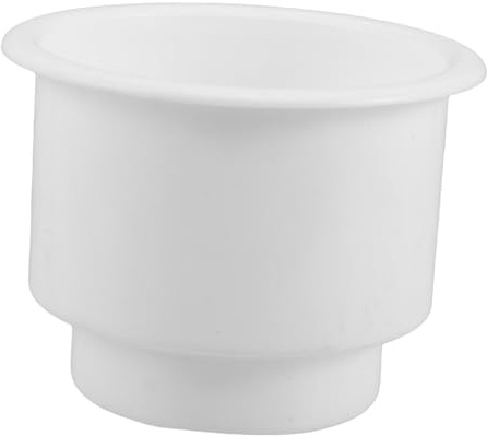 Beatifufu Portavasos de Plástico Abs para Coche y Barco Soporte Empotrado Antideslizante para Latas y Vasos Instalación Rápida para Autocaravanas y Mesas