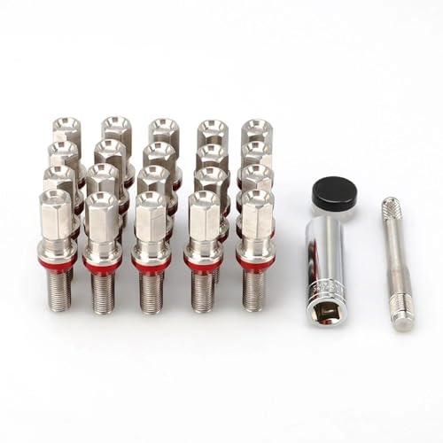 Perno Rueda Compatible Con VW Asientos Cónicos Pernos De Rueda De Coche Tuercas De Rueda M14x1.5 M14x1.25 M12x1.5 M12x1.25 20 Piezas
