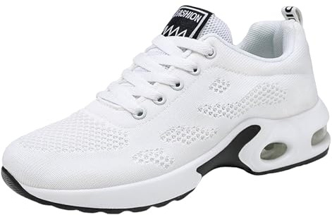 Bastwahl Basket De Marche Femme Infirmiere - Baskets orthopédiques Chaussures de Marche avec Soutien de la voûte Plantaire décontractées en Maille Respirante avec Coussin d'air