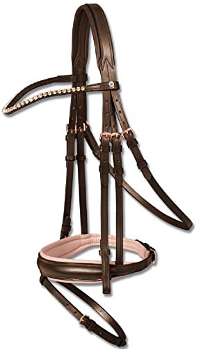 WALDHAUSEN Waldhausen X-Line Trensenzaum Rosé, VB, braun