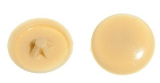 4,000 x POZI Head Push FIT Screw Cap Covers Maple