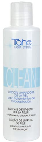 Tahe Laser Loción limpiadora de la piel para tratamiento de fotodepilación, 200 ml