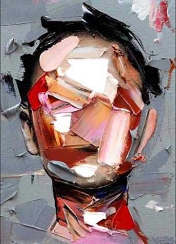 HERW Dekorative Malerei Der Leinwandmalerei 3D Druckend Abstract No Face Portrait Ölgemälde Auf Leinwand Kunstdrucke Poster Art Bilder Auf Home Decor Wandkunst Gemälde Für Raumdekor