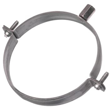 Ø 160mm Collier de Serrage Métallique - M8 / M10 Collier de Fixation pour Tube, Tuyau, Conduit