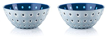 Guzzini - LE MURRINE -Set 2 ciotoline celeste/blu