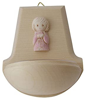 KVN Weihkessel aus Ahornholz, ca. 11 x 9 cm, (rosa)