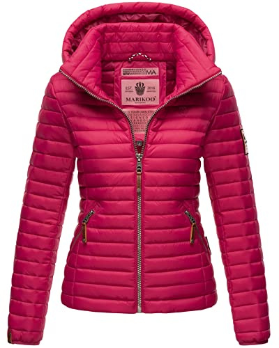 MARIKOO Damen Jacke Steppjacke Übergangsjacke gesteppt B839