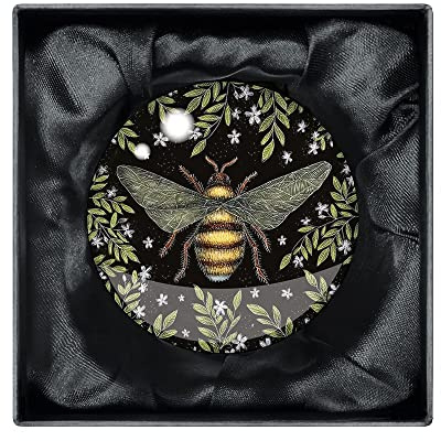 Catherine Rowe Presse-papier en forme d'abeille en cristal