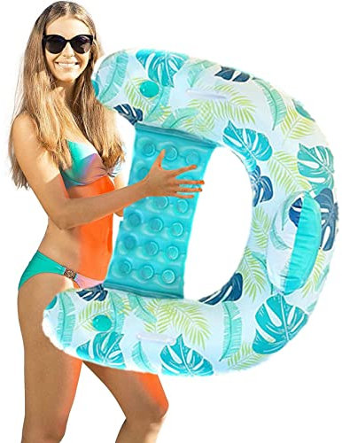 fanelod Schwimmbad-Schwimmer – Pool-Schwimmer für Erwachsene – Pool-Stühle mit Getränkehaltern und Griffen, Pool-Lounge-Stühle für Erwachsene und Kinder