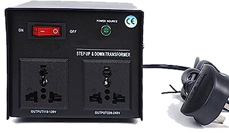 Voltage Converter Transformer,Step Up and Down Two Way 220V-110V & 110V-220V with Circuit Break Protection Dual Channel Power Converter