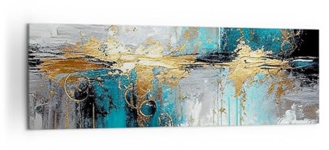Quadro su Tela 160x50cm Stampe da Parete Art Deco Pezzo Moderno Grandi XXL Decorazione Murale Camera da Letto Cucina 1 pezzo Quadri Moderni Soggiorno Grafica Immagini Wall Art Canvas AB160x50-5774