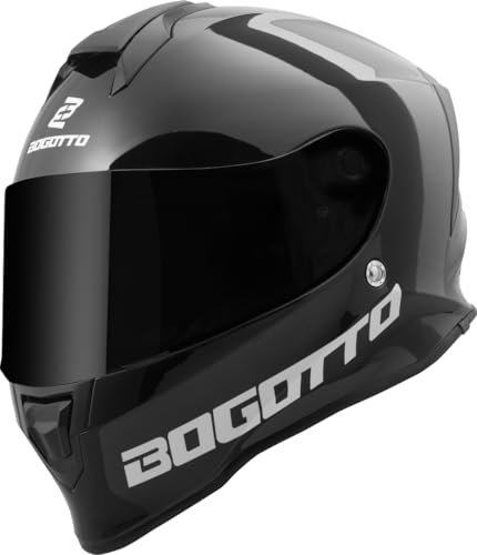 Bogotto H151 Solid Helm, schwarz, L