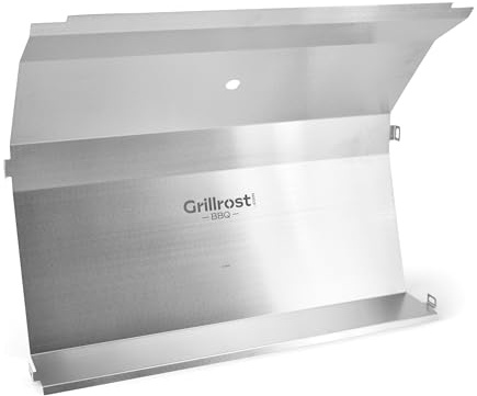 Grillrost.com Das Original Edelstahl Hitzeschild - Doppelte Wandung passend für Napoleon - Freestyle 425