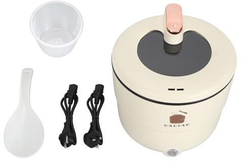 Cuiseur à Riz électrique, Petit Cuiseur à Riz de 1,8 L Double Couche Anti-brûlure, Revêtement Antiadhésif de qualité Alimentaire, Multicuiseur pour Nouilles, Soupe, Mijotage,