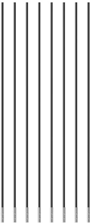 SONGMICS 103,5 cm Glasfaserstangen für den oberen Rand des Sicherheitsnetzes STF102Q01