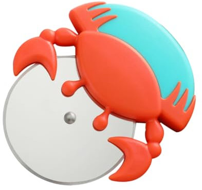 Cabilock Cortador De Pizza con Forma De Cangrejo Acero Versátil y Fácil De Limpiar