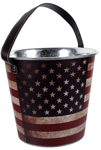 Garneck Seau à Glace Rétro pour Vin Et Bière Récipient De Stockage Pratique pour Fêtes Et Pique-niques pour Bar Et Restauration