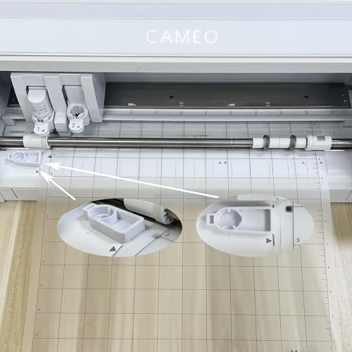 XINART Blattführung für Silhouette Cameo 4 Schneidematten, Came 4 Plus Skalenlinienführung, Cameo 3 Mattenführung, einfaches Ausrichten einer Matte