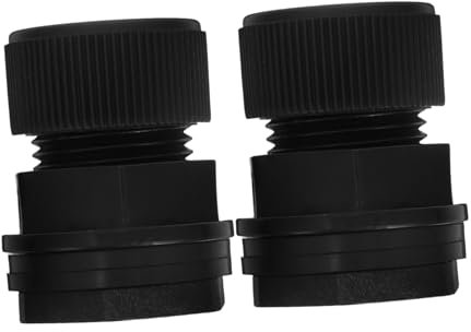 PHENOFICE 2 Pezzi Connettore per Serbatoio Connettore per Barile di Pioggia Paratia in PVC per Barili di Pioggia Raccordi per Paratia Raccordi per Paratia in PVC Raccordi per Tubi