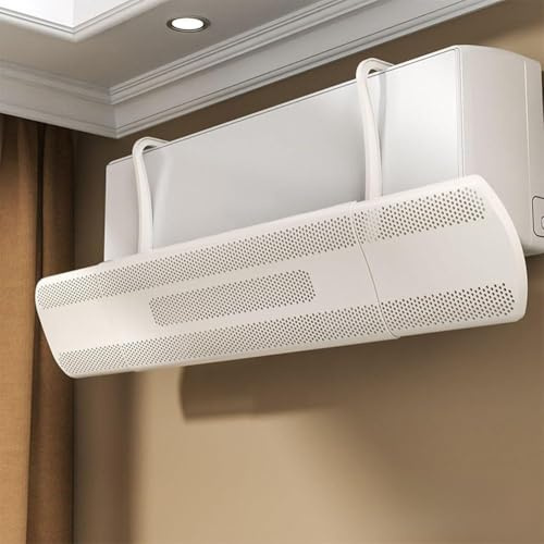 Deflector de aire acondicionado, protector retráctil para aire acondicionado, deflector de viento para el hogar, montado en la pared, cubierta deflectora de CA antisoplado directo, protección de