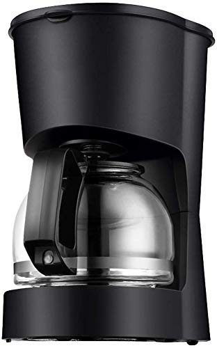 Machine à Café avec Filtre, Café Instantané 600W, Espresso, Café Macchiato, Etc.| Fonction Anti-Goutte-À-Goutte, Verre Résistant à Haute Température (Noir Intéressant), HUANGHAIQIU