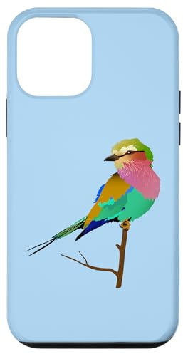 Uccello Roller dal petto lilla Custodia per iPhone 12 mini