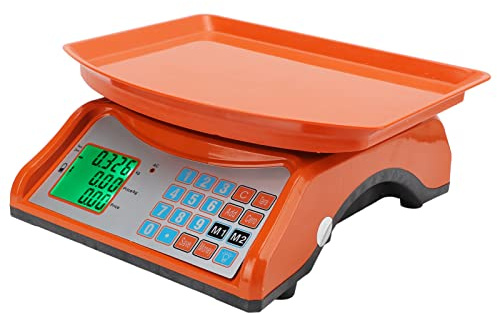 CHICIRIS Elektronische Waage, Hochgenau, Wasserdicht, Klein, 30 Kg, Digitale Preiswaage für Leicht Lesbare und ältere Menschen, Geeignet für die Küche, ABS-Material