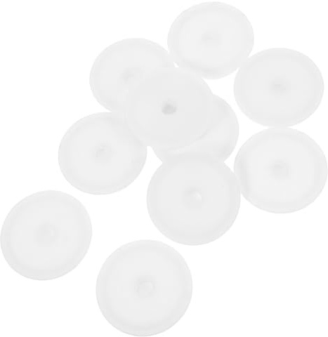 KOMBIUDA 10pcs Replacement Lint Roller Covers Plastic Roller Plugs Fit for Pet Hair Removal Clothes Carpets Car Seats Easy Installation