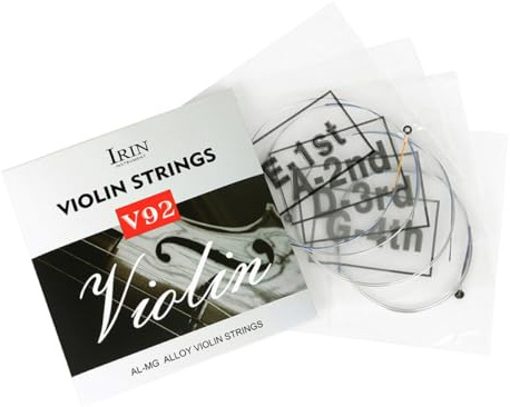 Totority 4 Stück Geigensaiten Kupferlegierung Robust Langlebig Violin Ersatzsaiten für Geigen Erwachsene Anfänger