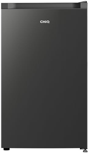 CHiQ CSF101D4EU, Under Counter Fridge, 92L, 7 Temp Settings, Chill Zone, H831 x W474 x D447(mm), Reversible Door, Adjustable Shelves, Sleek Design, Black [Energy Class E]