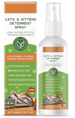 Uzionoie Evitar Que Los Gatos Rasquen El Spray De Muebles,Spray Repelente para Gatos,Sprays Antiarascado para Sofá De Gato,Spray De Miedo para Gatos,Proteger Muebles,Uso Interior Y Exterior