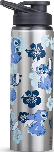 Disney Silver Buffalo – Mug Lilo et Stitch de LI111595, Acier inoxydable, bleu, Standard