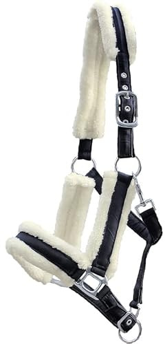 Euroriding GmbH & Co.KG Halfter Voll Plüsch schwarz/Natur - VB