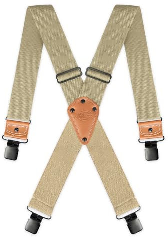 Dickies Industriell styrka hängslen för män, Khaki, en storlek