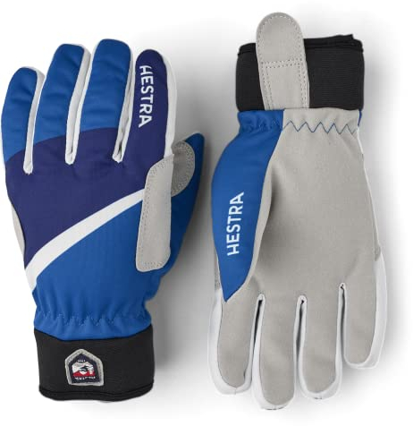 HESTRA Kinder Tracker Handschuhe, royal Print, EU 5