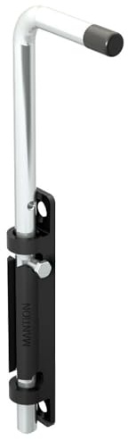 Verrou renforcé avec platine étroite à visser Ø16 mm