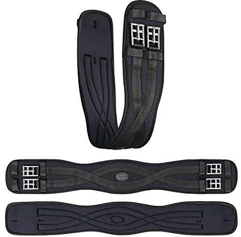 Equinate Kurzgurt Amigo mit Memory Foam anatomisch Sattelgurt Dressurgurt 80cm