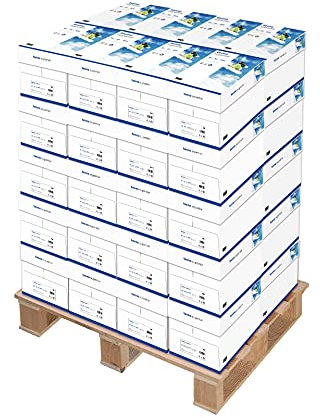 inapa Drucker-/ Kopierpapier tecno Superior: 100 g/m², A4, 1 Palette (80.000 Blatt), hochweiß