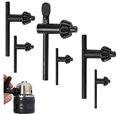 LYTIVAGEN 6 Stück Bohrfutterschlüssel Bohrer Spannwerkzeug Bohrmaschine Spannschlüssel 4/6/10/13/16/20mm Universeller Spannschlüssel Metall Bohrfutter Schlüssel für Schlagbohrer, Elektrische Bohrer