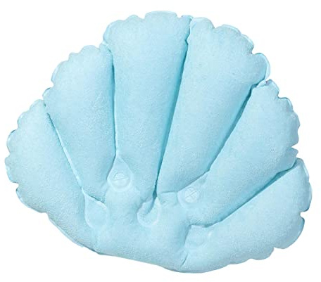 Sharplace Badekissen für Badewanne, rutschfestes, wasserdichtes Kissen, Badewannenkissen, Blau