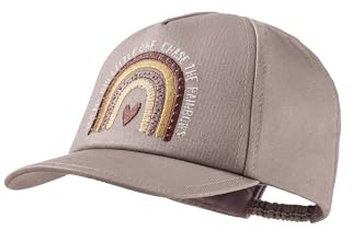 Sterntaler Basecap Rainbow - Mädchen Schirmmütze mit Stickerei Regenbogen - Sommer Baseball Cap elastisch mit Gummizug - sportive Baby und Kinder Schirmkappe, blasslila, Größe 47