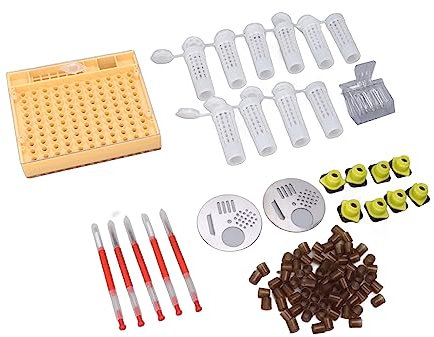 Aufzucht von Bienenköniginnen aus Kunststoff, Werkzeuge für die Bienenzucht, Aufzucht- und Pfropfset für Bienenköniginnen, Imkerei-Werkzeuge, Zubehörbox,