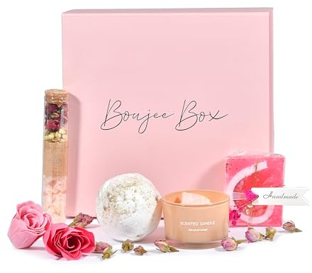 Birthday Box Gifts for Women, Spa Bath Set Self Care Gifts for her, Get Well Soon Gifts Box Birthday Gifts Christmas Gifts for Women, Mum, Friends, Sister, Wife
